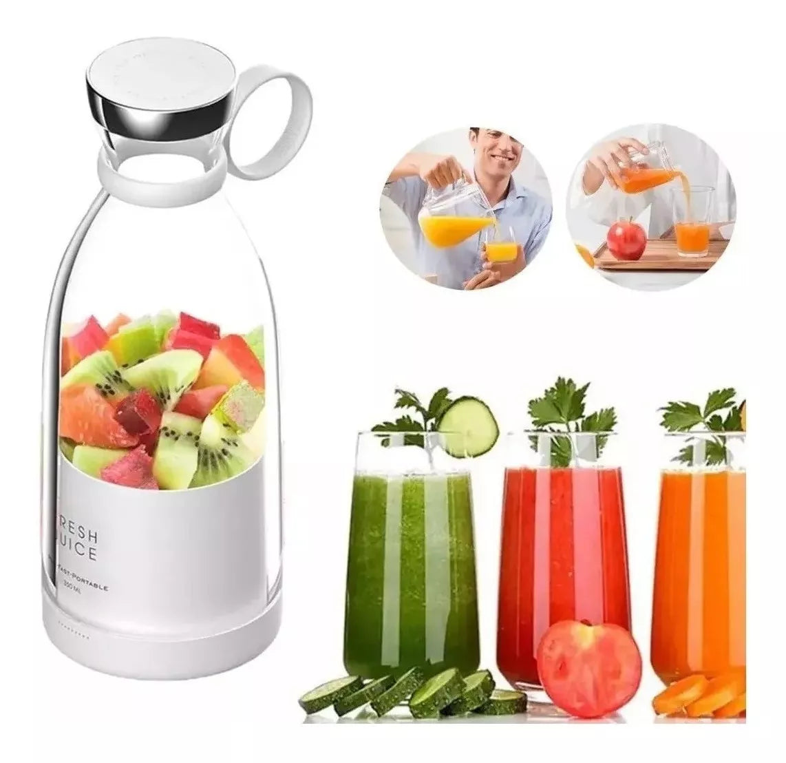 Mixer de Jugos Portátil de 350ml